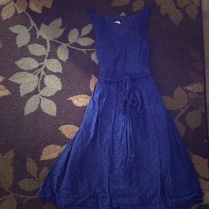 J.crew sleeveless cotton dress